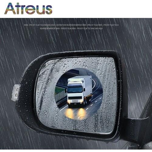 Car Rearview Mirror waterproofing Rainproof Film For Abarth Fiat 500 BMW E60 E36 E34 Mercedes Benz W204 Volvo XC90 V70