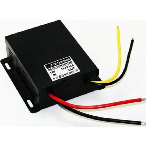 12V to 13.8V 25A Transformer Boost DC-DC Converter Waterproof Power adapter