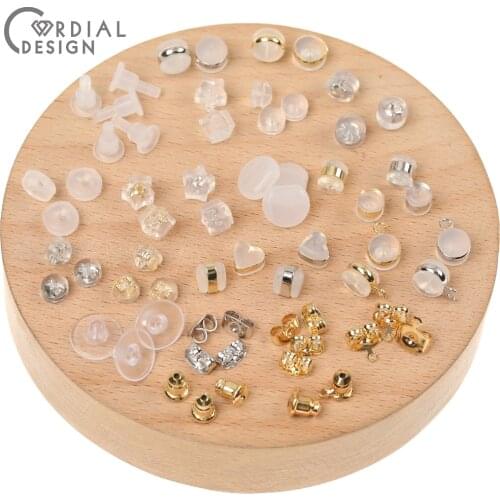 Cordial Design Jewelry Accessories/Earring Back/Hand Made/DIY Earrings Making/Genuine Gold Plating/Jewelry Findings & Components