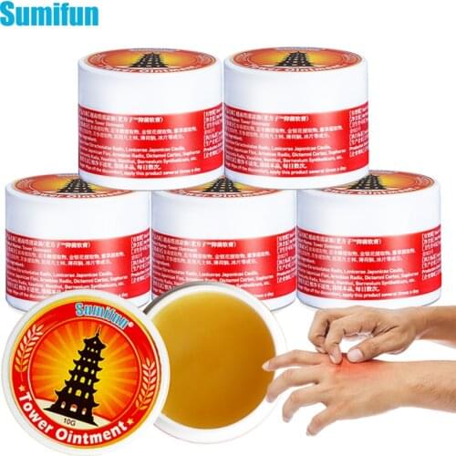 1/3/5pcs Sumifun Vietnam Gold Tower Ointment Cooling Oil For Cold Headache Stomachache Dizziness Heat Stroke Insect Stings