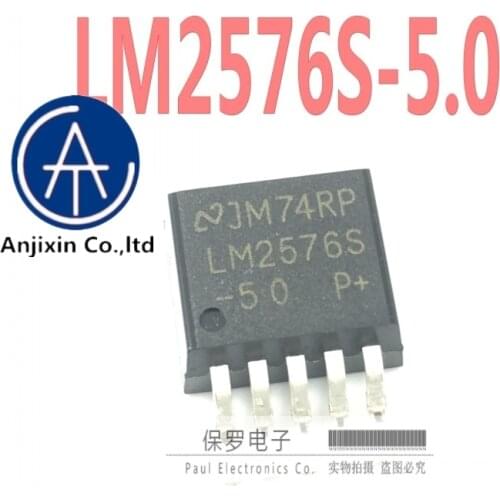 10pcs 100% orginal new 5V voltage regulator circuit LM2576S-5.0 LM2576-5.0 TO-263 real stock