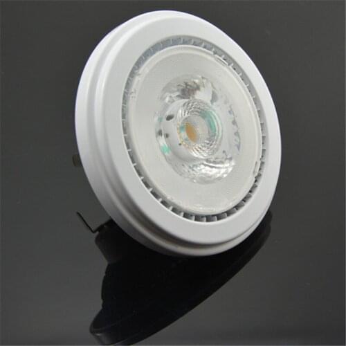Free shipping 10pcs/lot 15W G53 AR111 Dimmable LED COB Spotlight Bulb High Power Spot Light DC12V AC110V AC220V