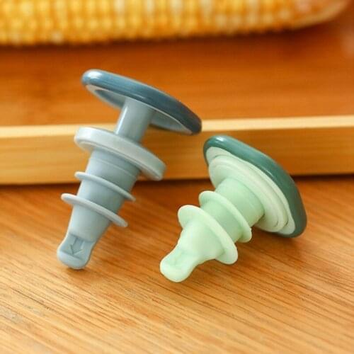 2PCS Food Grade Silicone Wine Stoppers Reusable Silicone Wine Saver Home Brew