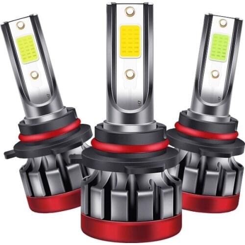 2PCS Lemon green Blue Yellow H11 LED Fog Light Bulbs H8 5202 9006 HB4 P13W 880 881 LED 12V 60W 6000LM DRL Car Daytime Running