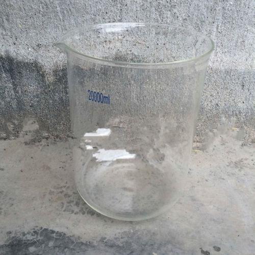 20000mL Borosilicate Glass Beaker,20L Low Form,Spout Mouth,Lab Glassware