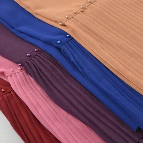 2018 Pleat bubble chiffon scarf,Patchwork chiffon scarf with pearls,plain muslim hijab,shawls and scarves,wraps,Wrinkle hijab