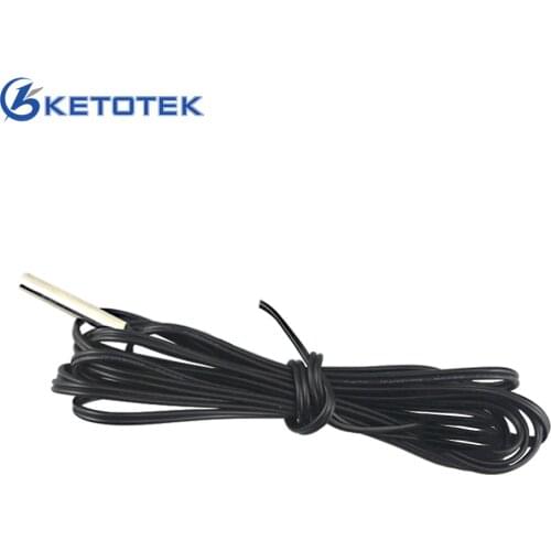 6.5ft 2m NTC 10K Temperature Controller Sensor Probe Extension cable wire for Digital Thermostat