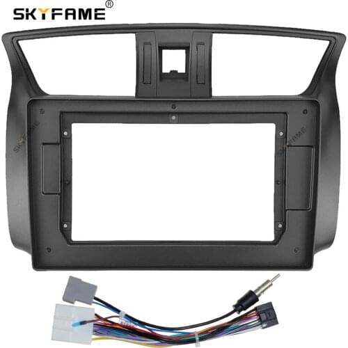 SKYFAME Car Frame Cable Canbus For NISSAN SYLPHY Sentra 2012-2017 Screen Dask Kit Fascia Frame