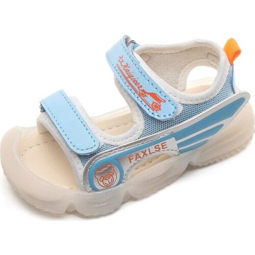 CMSOLO Toddlers Baby Boys Cute Girls Sandals Shoes Summer New Fashion Soft Bottom Flat Heels Cool Boy Casual Shoes Running Kids