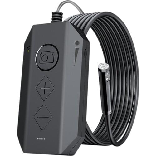 WiFi Endoscope Camera, 7.9mm 5M Dual Camera Endoscope 2MP HD Waterproof Endoscope, with 6 LEDs, for Android, IOS