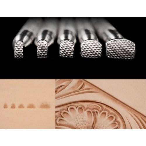 DIY Leather Printing Tool Working Saddle Making Tools Craft Stamps Set Carving for Leathers