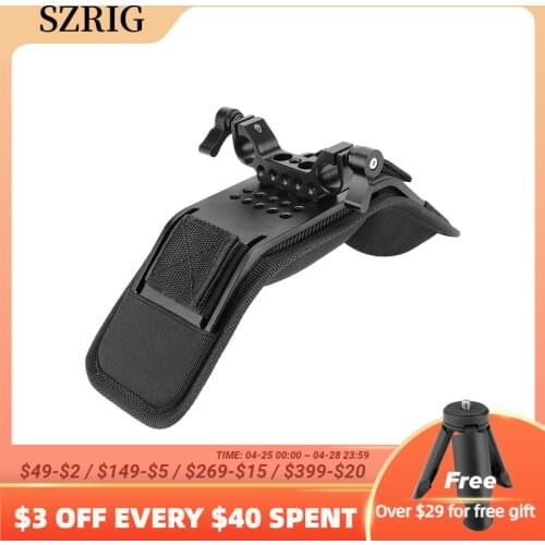 SZRIG Steady Shoulder Mount /Shoulder Pad for Video Camcorder Camera DV/DC Support System DSLR Rig (15mm Railblock)