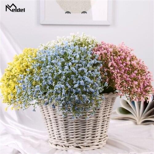 Meldel Wedding Bouquet Flowers Marriage Accessories Small Bridal Bouquets Babysbreath Wedding Bouquet for Bridesmaids Decoration