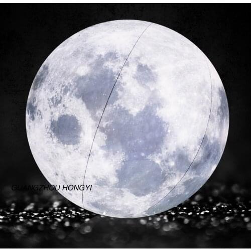 LED moon inflatable balloon for advertising exhibition party