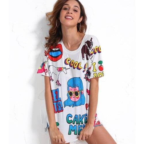 NEWDISCVRY Women's Loose T-Shirts