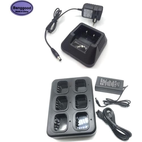 Newest 1 Way / 6 Way Multiple Li-ion Battery Dock Charger For Baofeng Pofung UV5R UV-5RE DM-5R DM5R Plus CB Radio Walkie Talkie