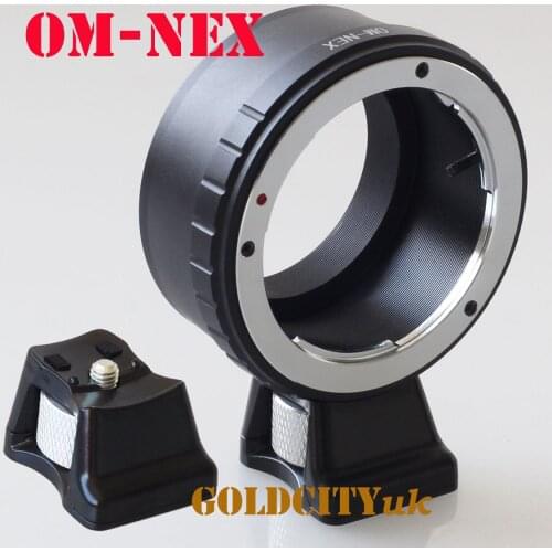 OM Mount Lens To E mount nex Adapter ring with Tripod Stand for NEX NEX-3/C3/5/5N/6/7/5T A7 A7II A7r A3000 A5000 A6000 camera