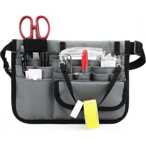 Nurse Organizer Belt Fanny Pack 13-Pocket Waist Bag Pouch Case for Medica Scissors Care Kit Tool
