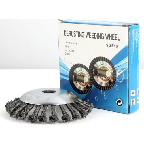 8/6 inch Steel Wire Grass Trimmer Head Rounded Edge Weed Trimmer Head Brush Removal Grass Tray Plate for Lawnmower Garden Tools