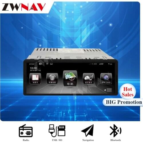 1 Din Carplay 6.9 Inch IPS Screen Universal Android Multimedia Player GPS Navigation Auto Audio Stereo Radio Recorder Head Unit