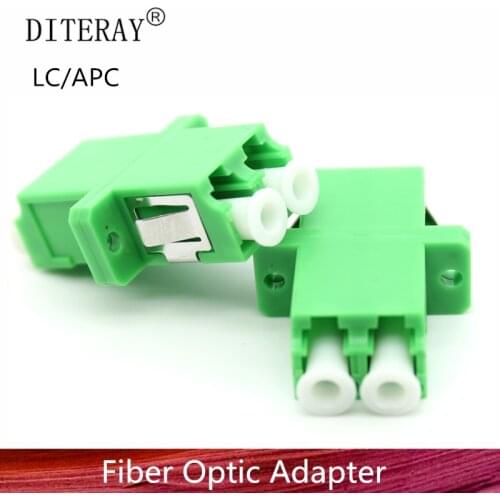 Fiber Optic LC/APC SM SC Type Duplex Flange Coupling Carrier Class Fiber Adapter Coupler