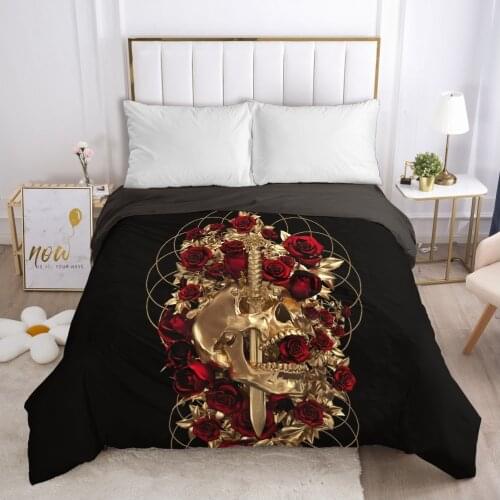 Skull Deadpool lady Duvet cover Quilt/Blanket/Comfortable Case 140x200 240x220 240x260 Queen King Single Bedding for Home sword