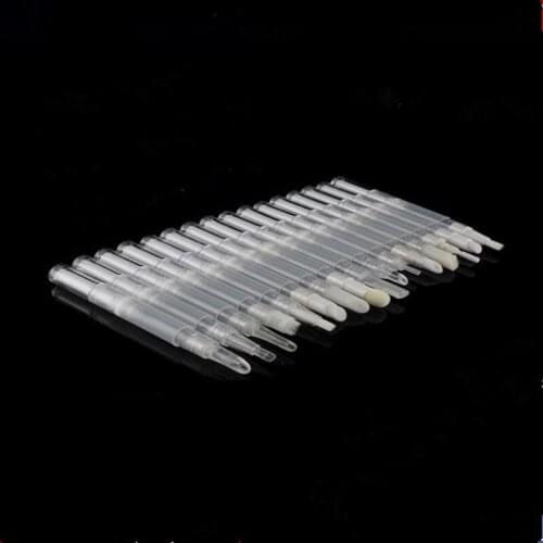 10pcs 3ML Refillable Bottle with Brush Applicator Portable Empty Twist Pen Plastic Squeezable