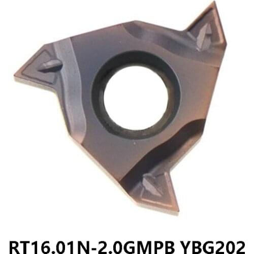 100% Original RT16.01N-2.0GMPB YBG202 16IR 2.0 GMPB Lathe Cutter Turning Tools for Steel and Stainless Steel Carbide Inserts