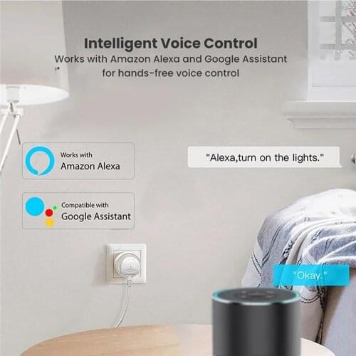 16A Smart Socket Brazil Specification And App Voice Control Werkt Voor Google Home Alexa WIFI Smart Convenient And Durable Plug