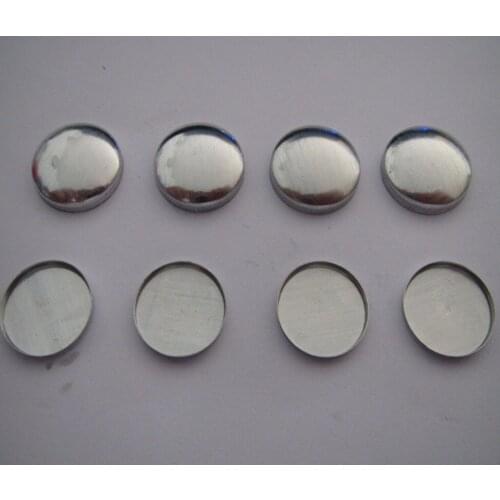 28L Aluminum cap 18mm Aluminum bottom DIY flat button fabric coverd button combined coverd button 500set
