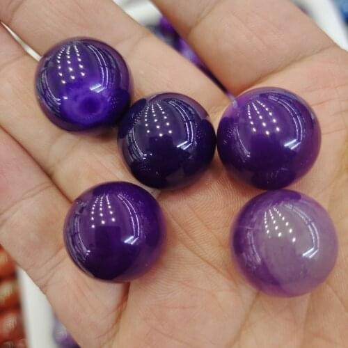 5pcs Natural Amethyst Balls Purple Quartz Crystal Sphere Balls Healing Decoration Natural Stones and Minerals