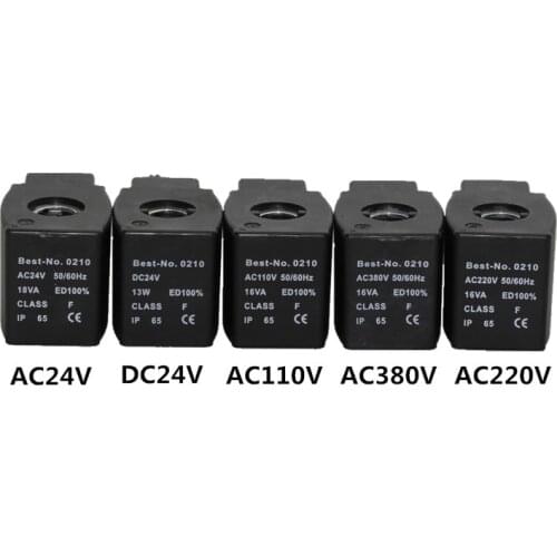 Best-NO.0210 DC24V 13VA ED100% CLASS IP65 Solenoid valve coil