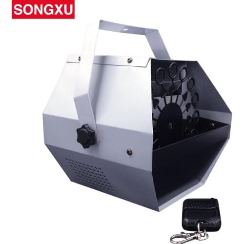 SONGXU 220V Cheapest Free Shipping 60W Mini Bubble Machine Stage Effect Machine Remote control/SX-BM60