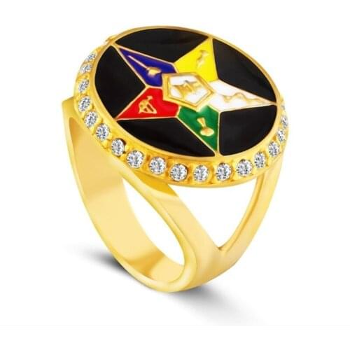 FDLK 2020 Hot Man Retro Mens Masonic Ring Gold Punk Ring Jewelry Wedding Band Mens Fashion