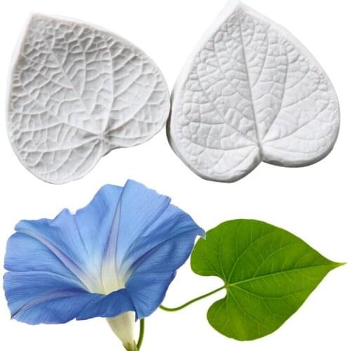 Liquid silicone mold, flip sugar, double sided pattern, stamper, Petunia, silica leaf mold WMJ-828