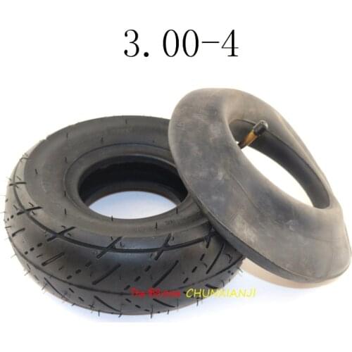 Good Quality 3.00-4 Inner Tube Out Tire and Tube Set for Knobby Scooter Go Kart Electric Scooter Highway Tire ATV