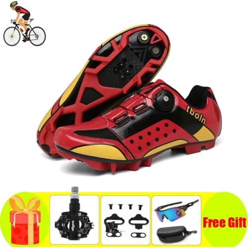 Sapatilha Ciclismo Mtb Bike Cycling Shoes Sneakers Men Women Sport Bicycle Sneakers Cycling Racing Bicicleta Carretera