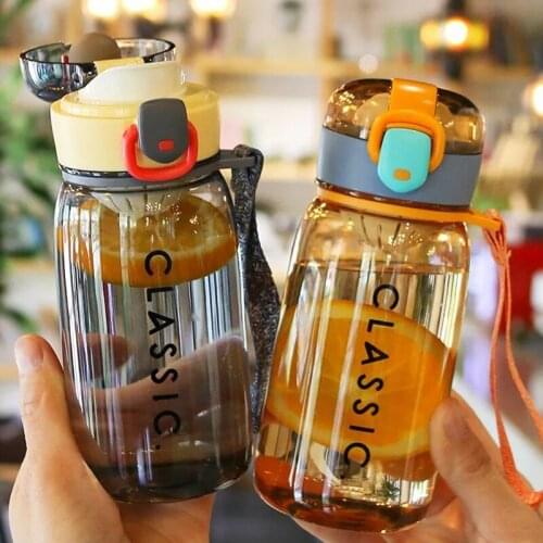 Summer Portable Leak-proof Water Cup Girl Bottle High Quality Tour Outdoor Sports Drinking Plastic Water Bottles
