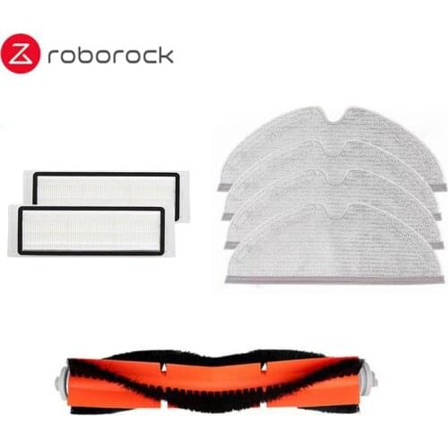 Washable HEPA Filter Mop Cloths Main Brush original Xiaomi roborock S5 Max S6 S60 S65 S50 E35 vacuum cleaner accessories