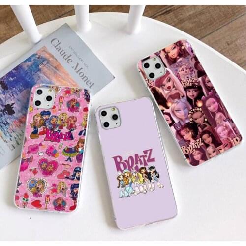 Bratz dolls Phone Case For iphone 12 11 Pro Max Mini XS Max 8 7 6 6S Plus X 5S SE 2020 XR Silicone Soft cover