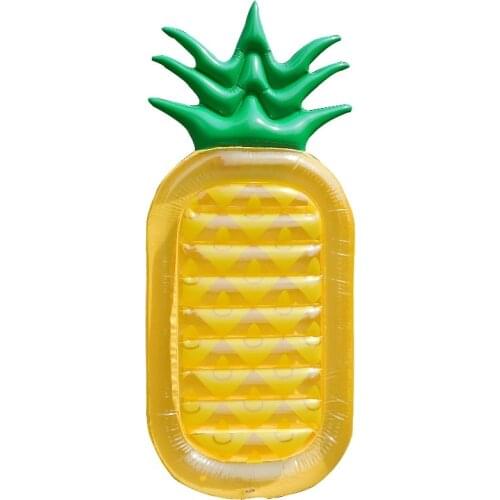 Swimming Float Inflatable Fruit Pineapple With Print Inflatable Float Mattress Inflatable Water Toys Pool Fun Raft