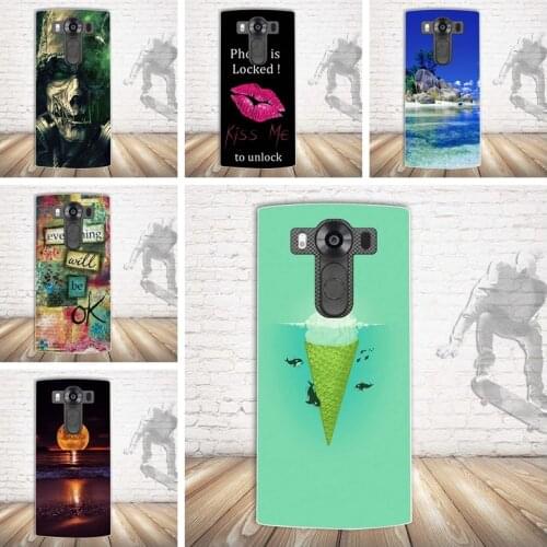 New Luxury Painted Skin Back Case for LG V10 Mobile Phone Silicon Case Cover for LG V10 V 10 H960 H968 Soft TPU Back Cover Shell