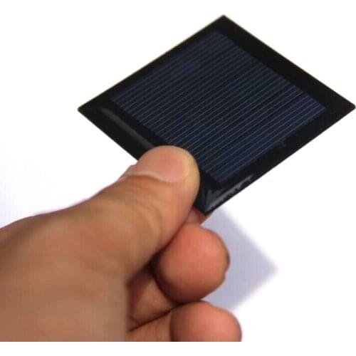 Wholesale 500PCS 0.25W 5V Min Solar Cell Polycrystalline Solar Panel DIY Solar Charger For 3.7V Battery Charging 50*50MM Epoxy