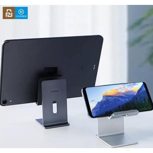 2color Hagibis Mobile Phone Holder Stand Tablet Smartphone Desk alloy stand for iPhone iPad Pro Samsung xiaomi Cell Phone Portab