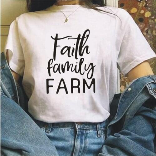 Casual round neck cotton T-shirt womens summer letter printing short-sleeved tees outdoor Harajuku plus size T-shirts tops