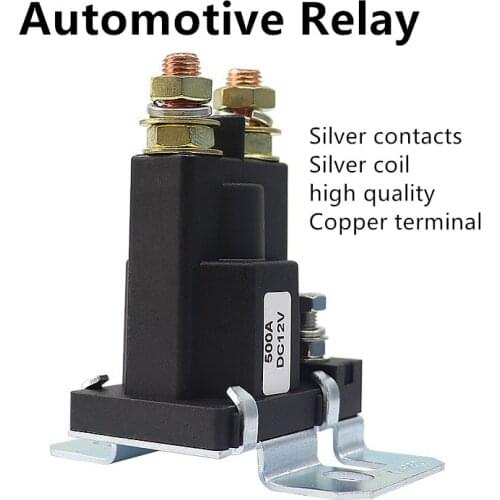 500A starting relay 12V / 24VDC post automotive relay