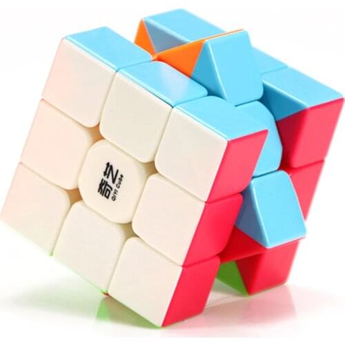 Qiyi 3x3 Cube Warrior W 3x3x3 Magic Cube New Warrior W 3 Layers Stickerless Speed Cube Professional Puzzle Toys For Children Kid
