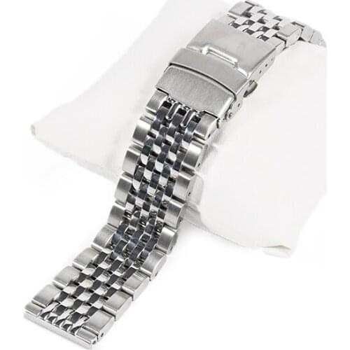 316L solid stainless steel watch strap band fit for universal seiko dive watch