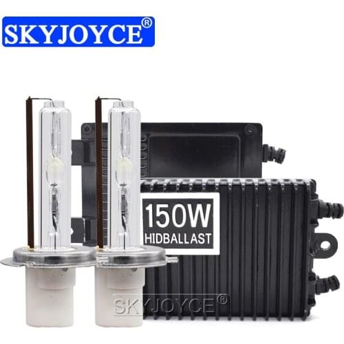 SKYJOYCE 12V 150W H3 6000K HID Xenon Bulb Kit Digital Electronic Block Ballast H1 H3 H11 9005 9006 D2H H7 Car Light 4300K-8000K