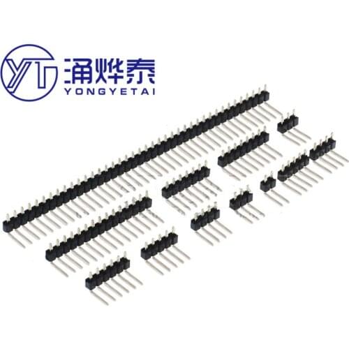 Hot sale Free shipping 2.54 single row curved needle 1 * 40